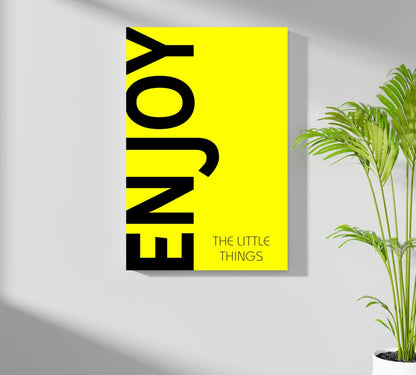 Enjoy the Little Things Metal Wall Art