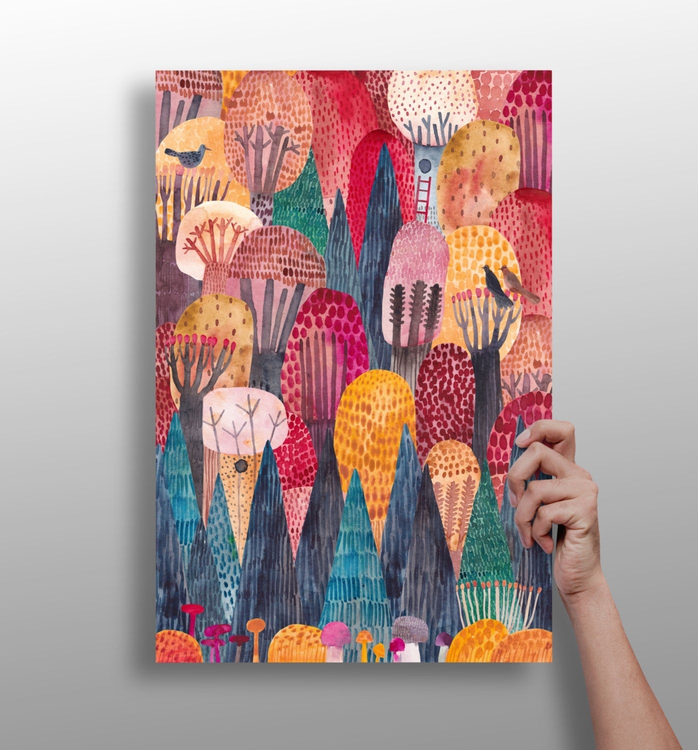 Kids Dream Aluminum Print with playful dreamy design