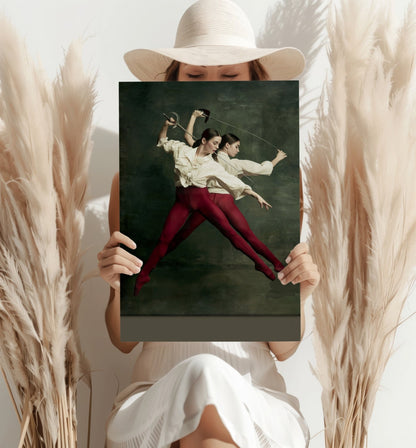 Ballet Dancer Metal Wall Art