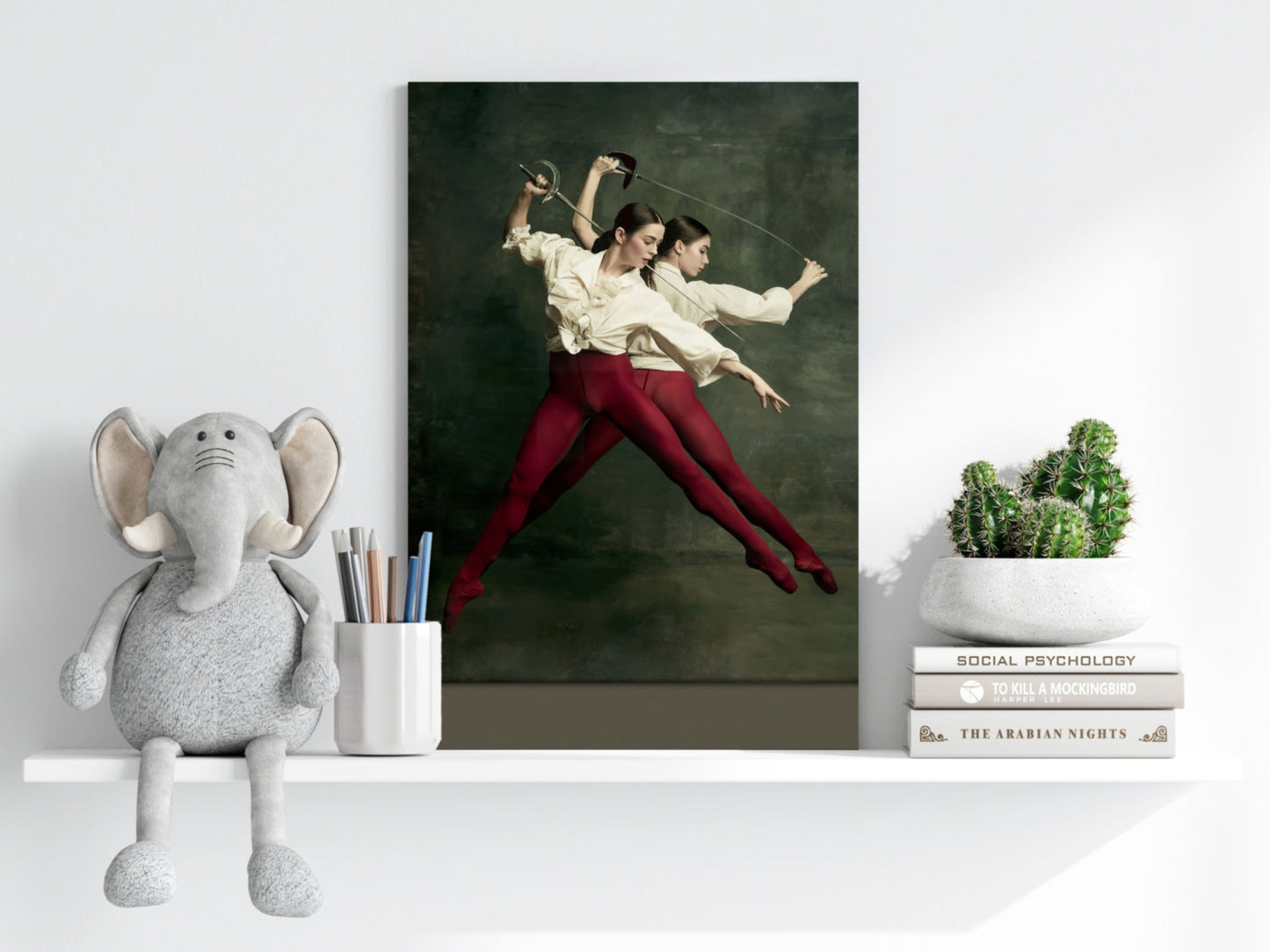 Ballet Dancer Metal Wall Art