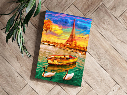 Eiffel Tower Aluminum Wall Art
