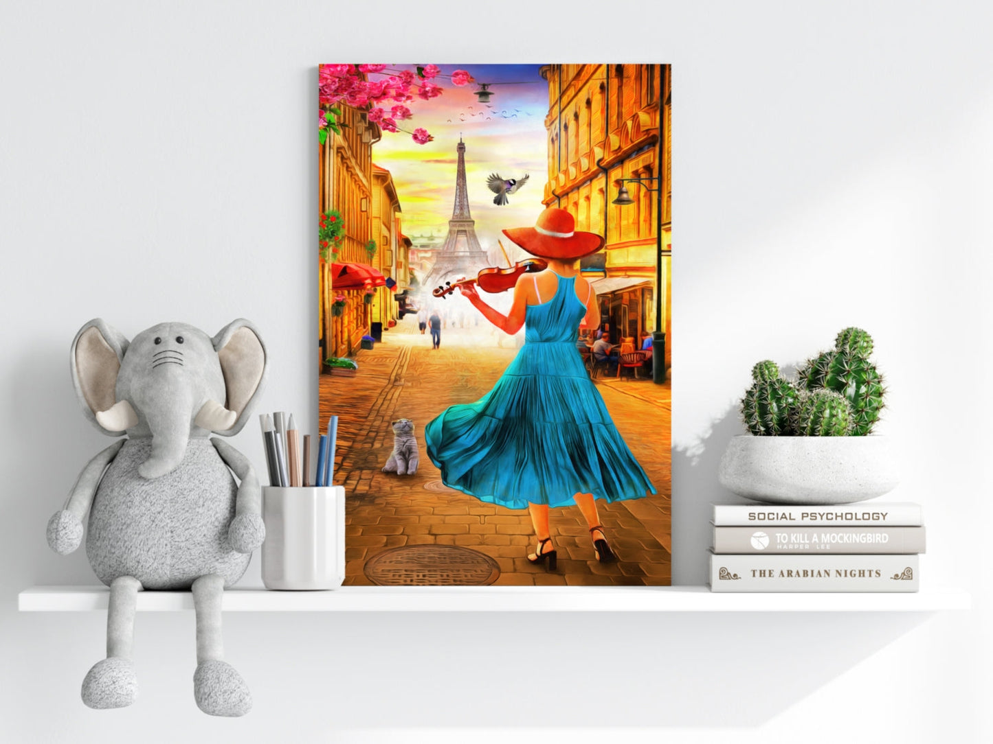 Eiffel Tower Metal Wall Art
