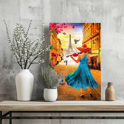 Eiffel Tower Metal Wall Art