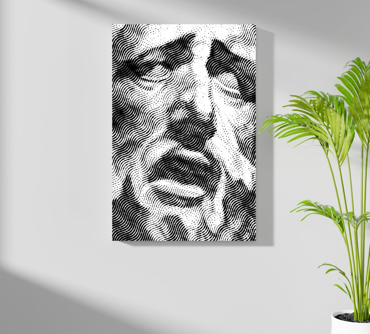 Statue Head Contemporary Metal Wall Art