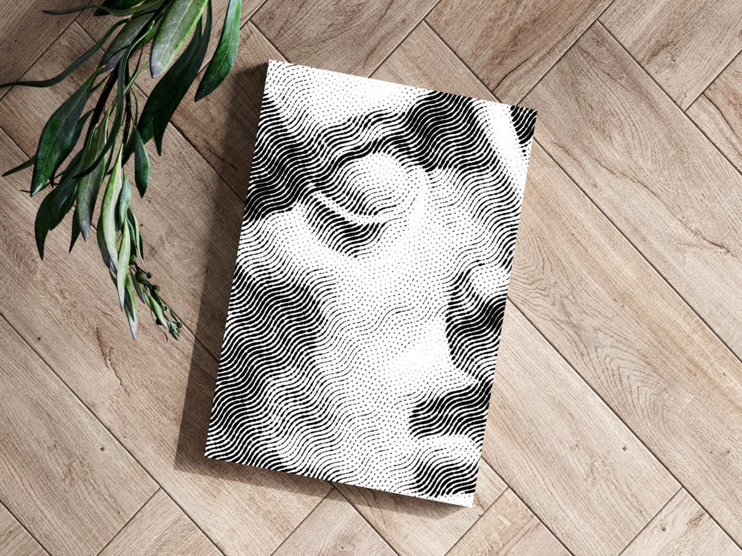 Contemporary Statue Head Metal Wall Art