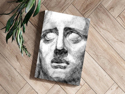 Statue Head Metal Wall Art
