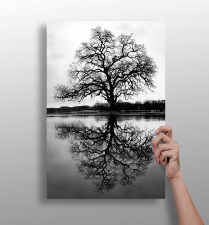 Alone Tree metal wall art minimalist design