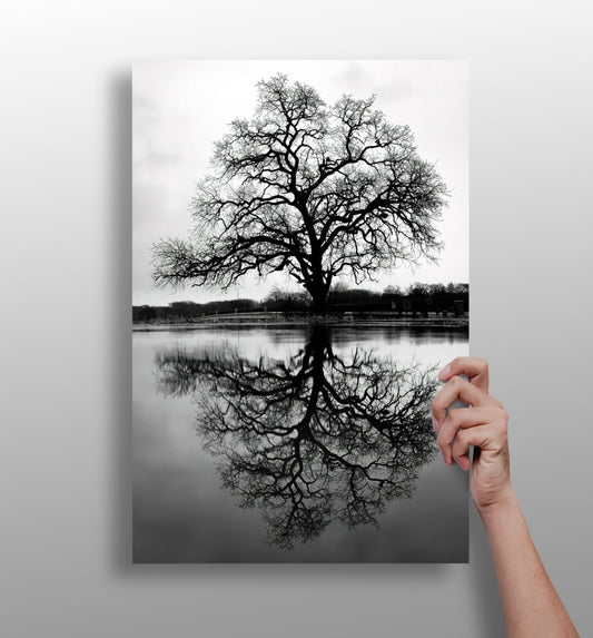 Alone Tree metal wall art minimalist design