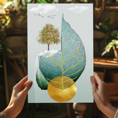 From Seed To Tree Metal Wall Art