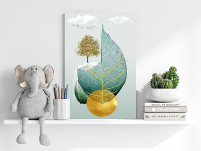 From Seed To Tree Metal Wall Art