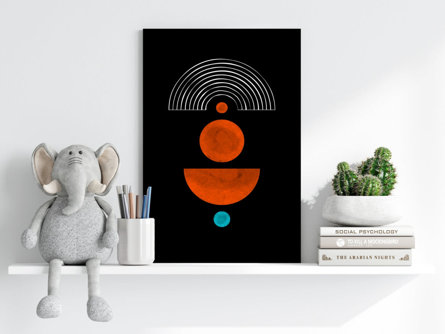 Line Art V1 Metal Wall Art