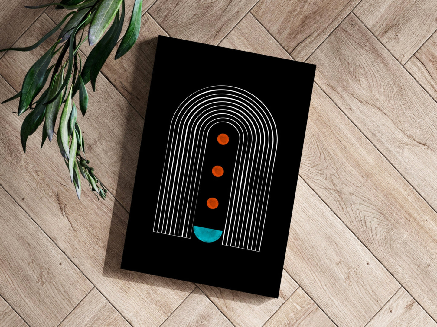Line Art V2 Metal Wall Art