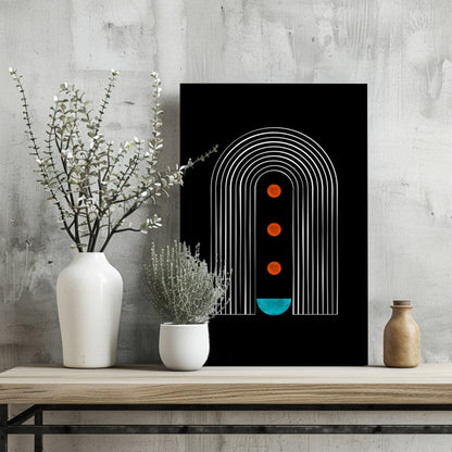 Line Art V2 Metal Wall Art