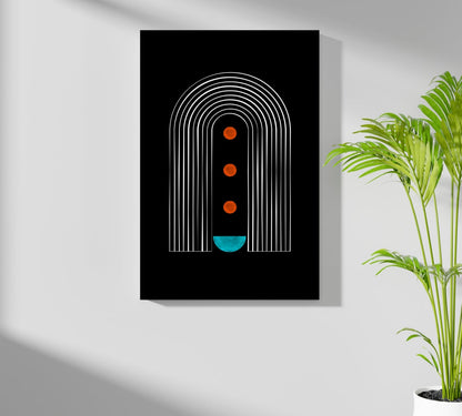 Line Art V2 Metal Wall Art