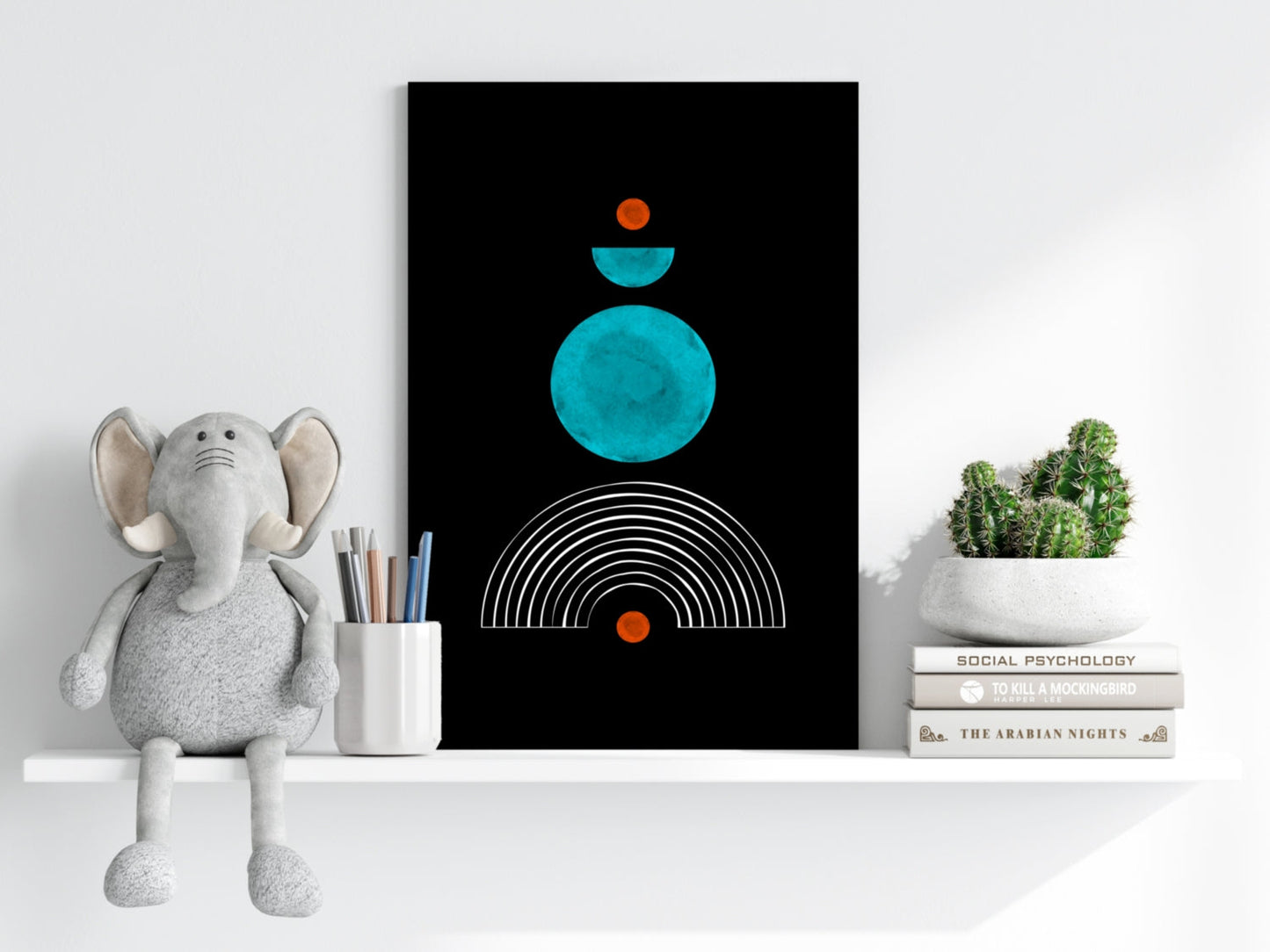 Line Art V3 Metal Wall Art