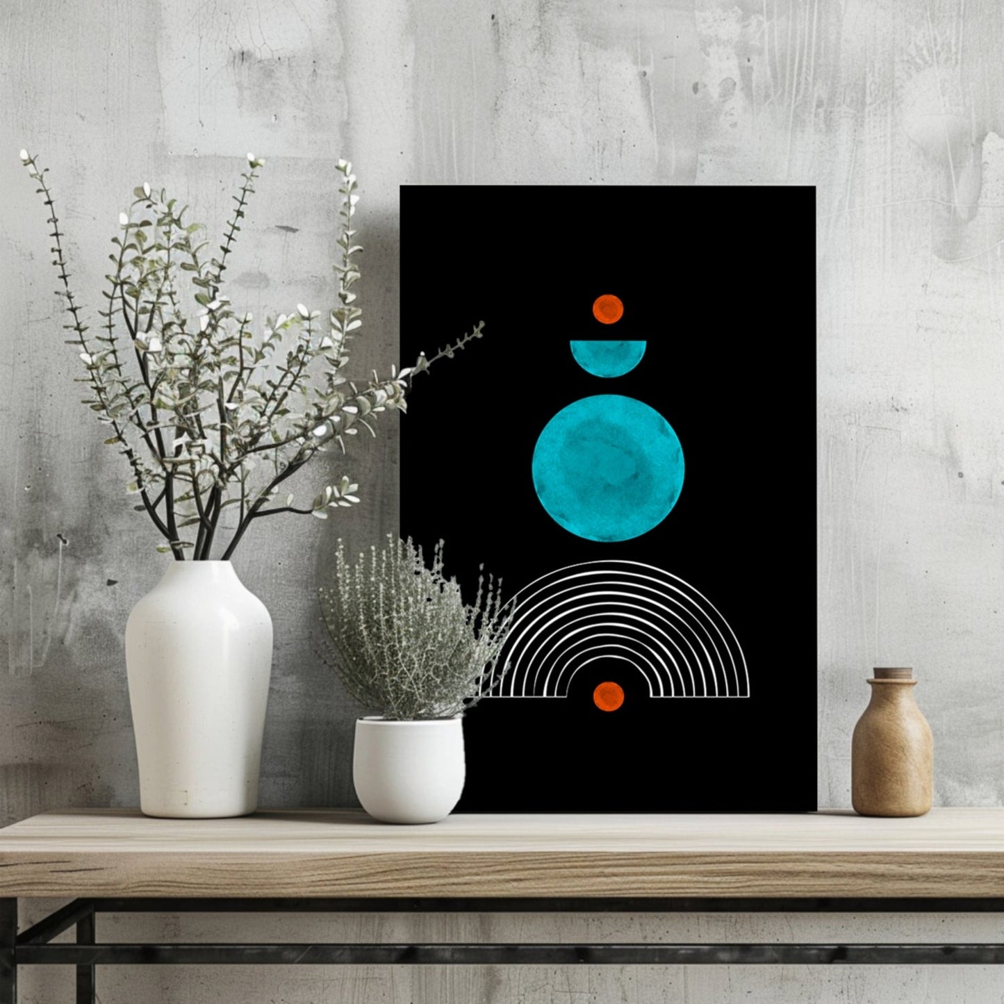 Line Art V3 Metal Wall Art
