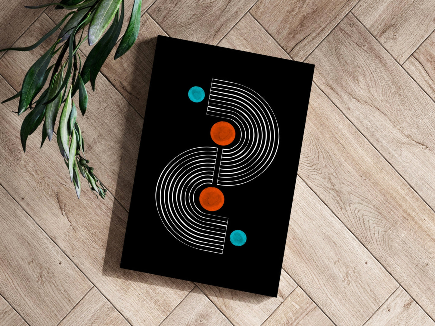 Line Art V4 Metal Wall Art