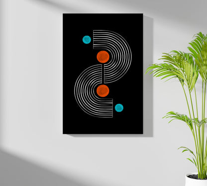Line Art V4 Metal Wall Art