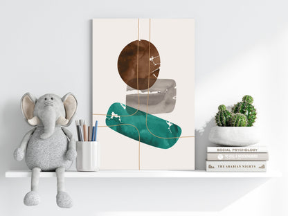 Line Art V5 Metal Wall Art