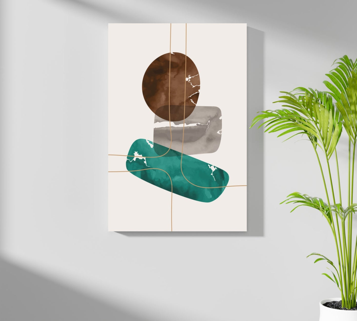 Line Art V5 Metal Wall Art