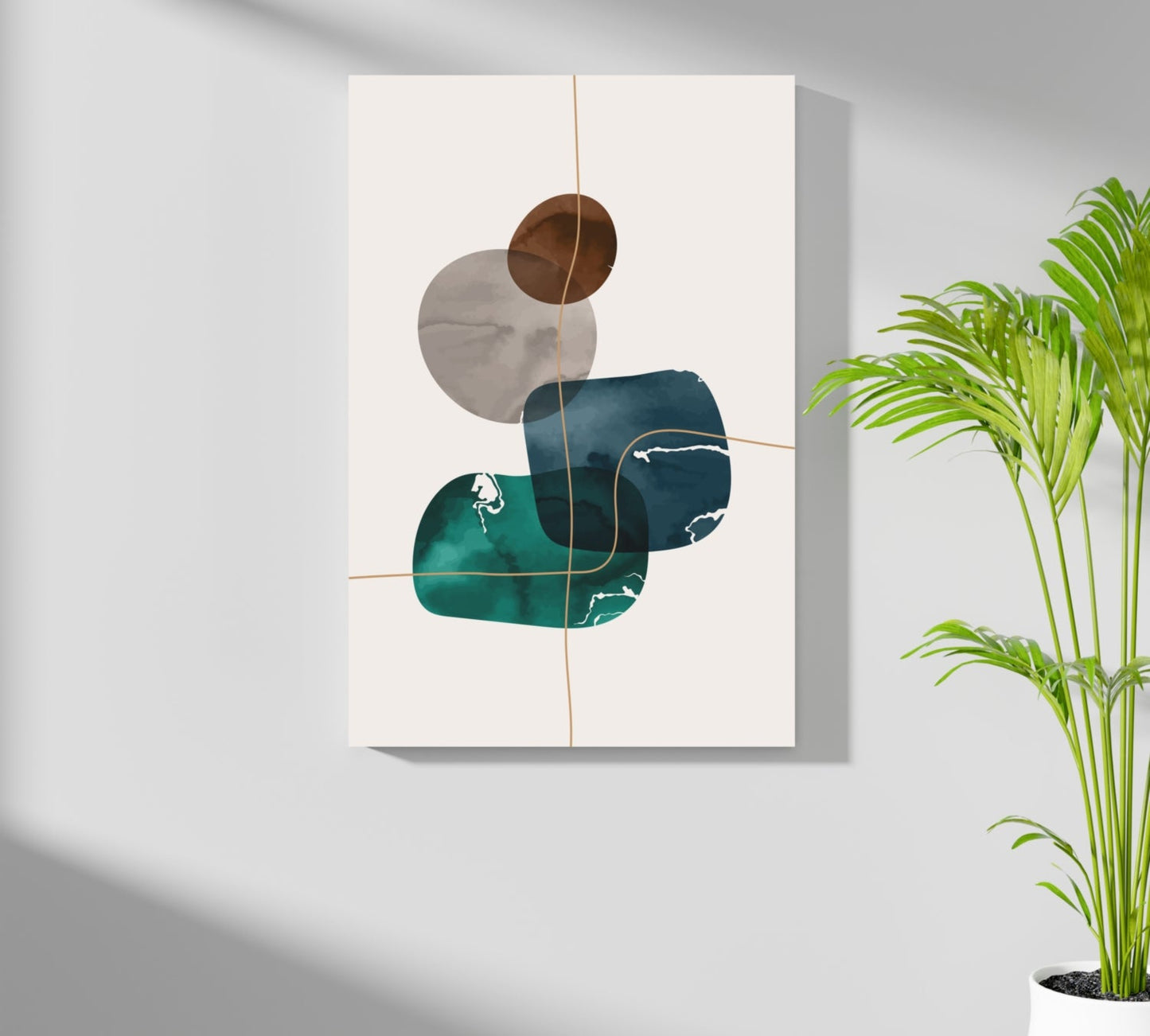 Line Art V6 Metal Wall Art