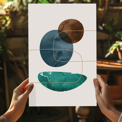Line Art V7 Metal Wall Art