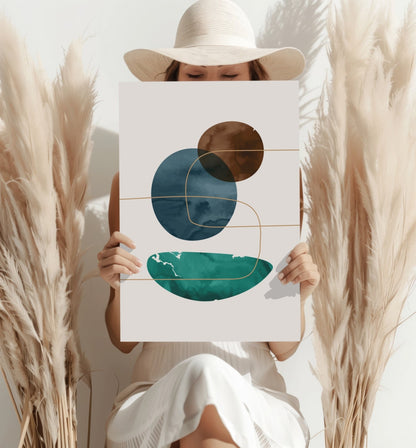 Line Art V7 Metal Wall Art