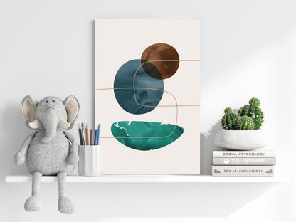 Line Art V7 Metal Wall Art