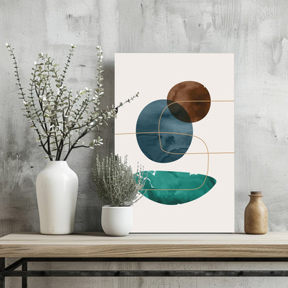 Line Art V7 Metal Wall Art