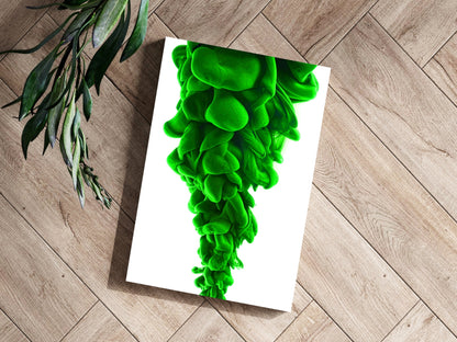 Green Smoke Metal Wall Art