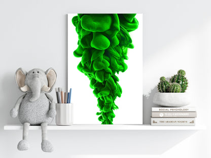 Green Smoke Metal Wall Art