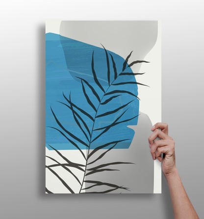 Line Art V9 metal wall art in minimalist single-line style