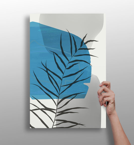 Line Art V9 metal wall art in minimalist single-line style