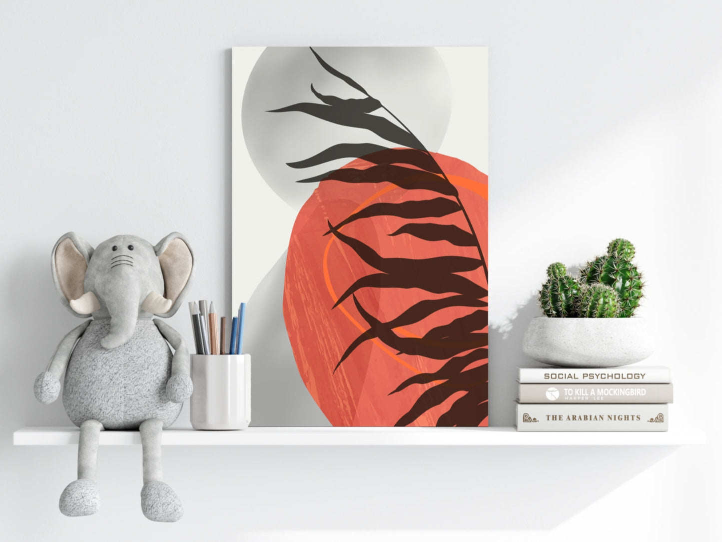 Line Art V10 Metal Wall Art