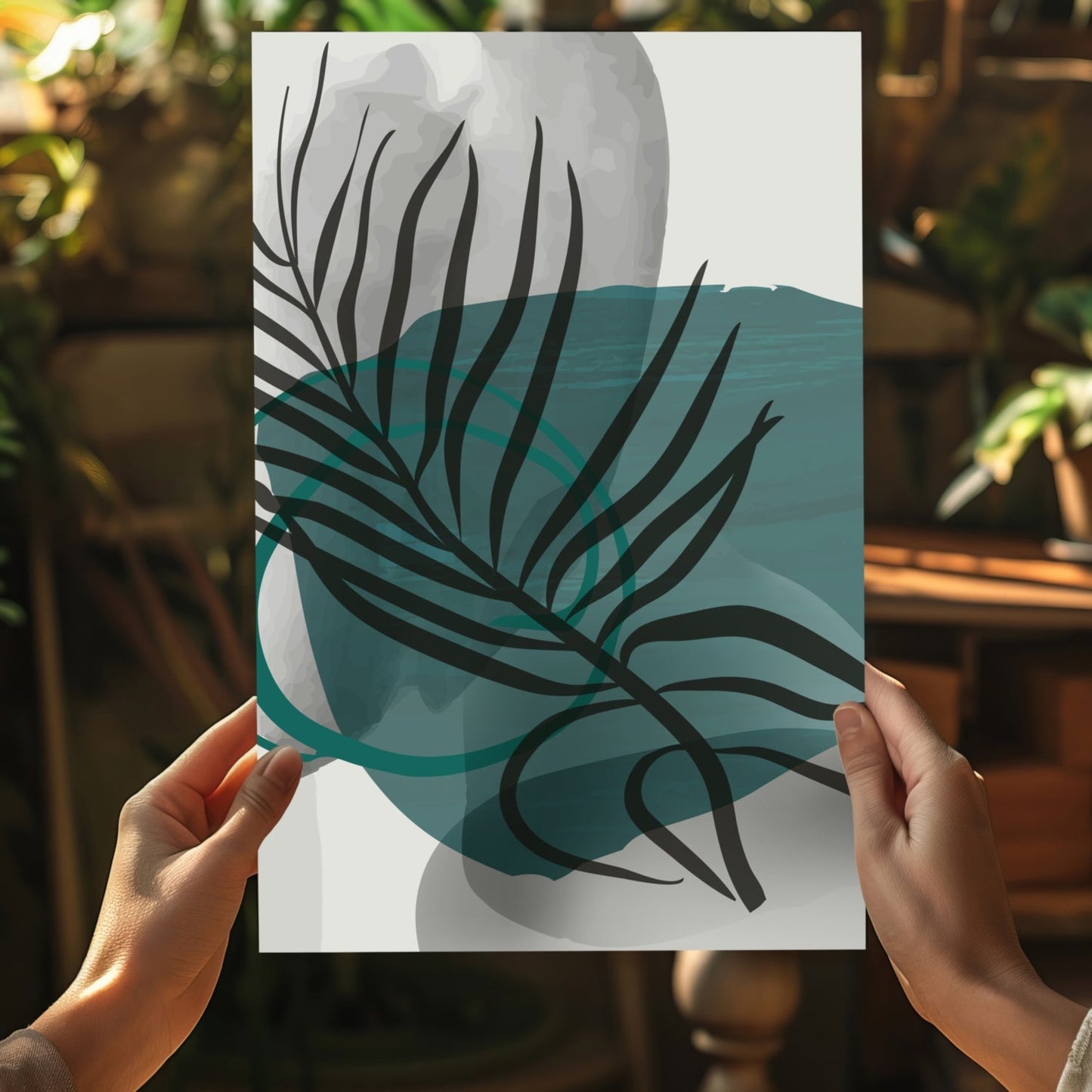 Line Art V11 Metal Wall Art