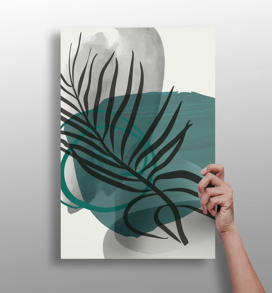Line Art V11 metal wall art in minimalist single-line style