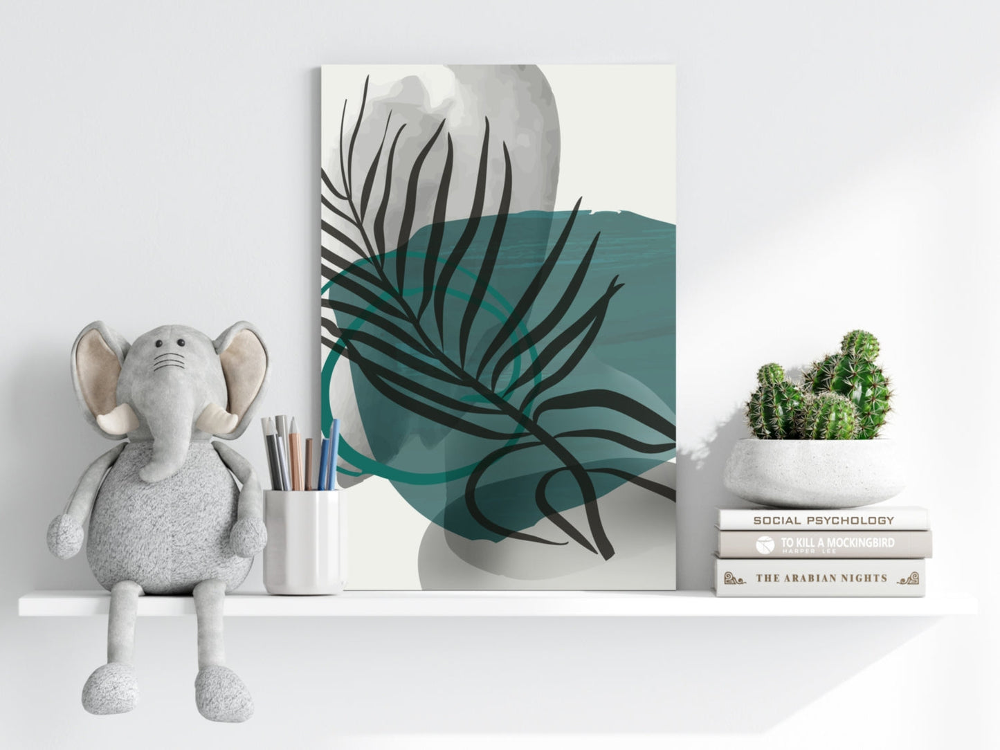 Line Art V11 Metal Wall Art