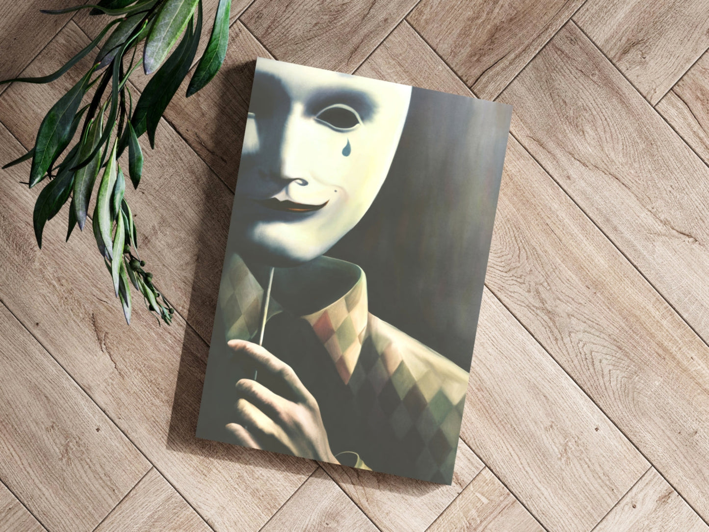 Mask of Reality Metal Wall Art