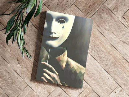 Mask of Reality Metal Wall Art