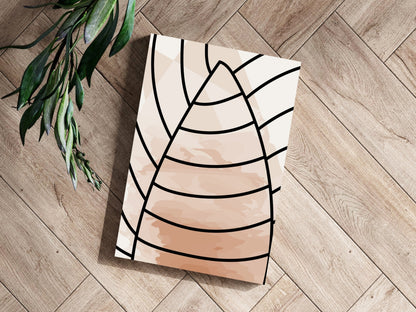 Line Art V13 Metal Wall Art