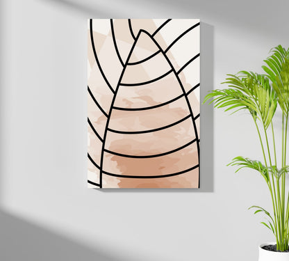 Line Art V13 Metal Wall Art