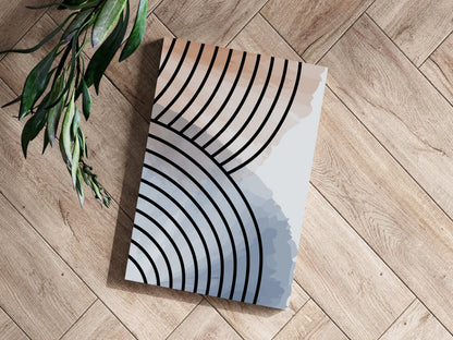 Line Art V14 Metal Wall Art