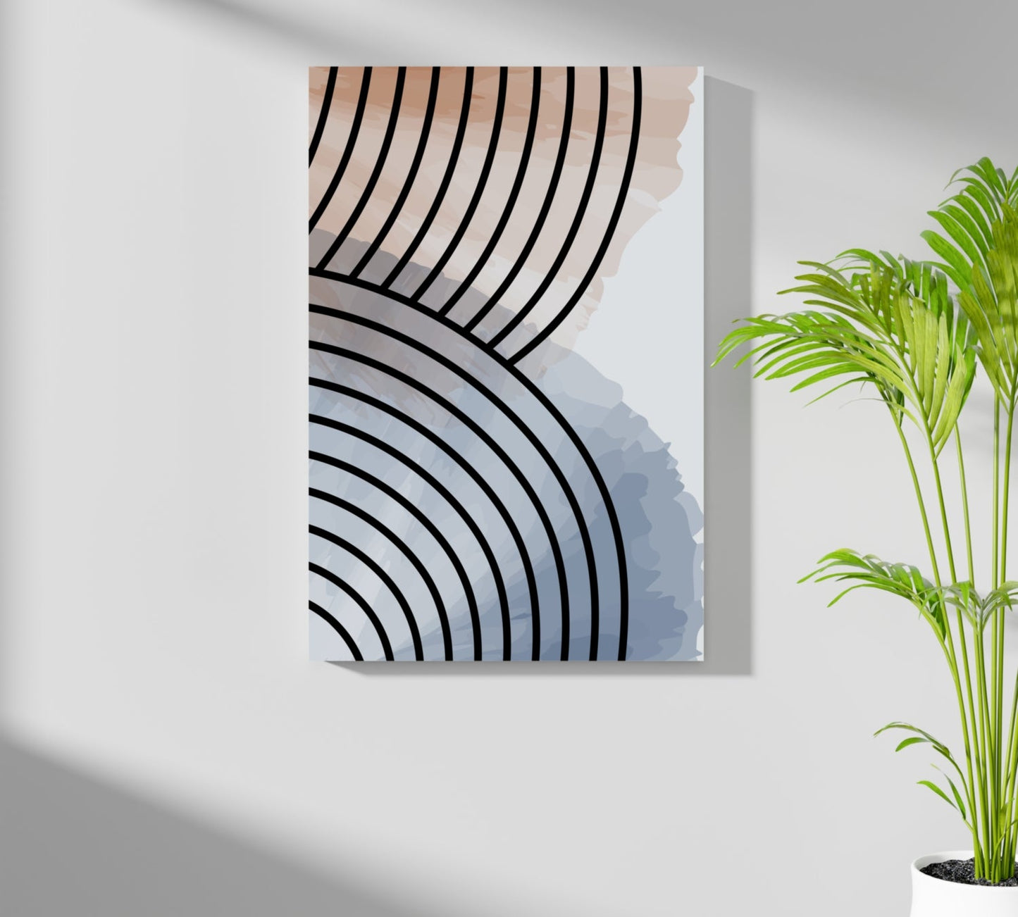 Line Art V14 Metal Wall Art