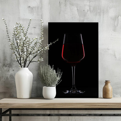 Red Wine Metal Wall Art