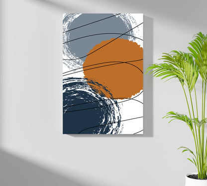 Abstract Rounds Metal Wall Art