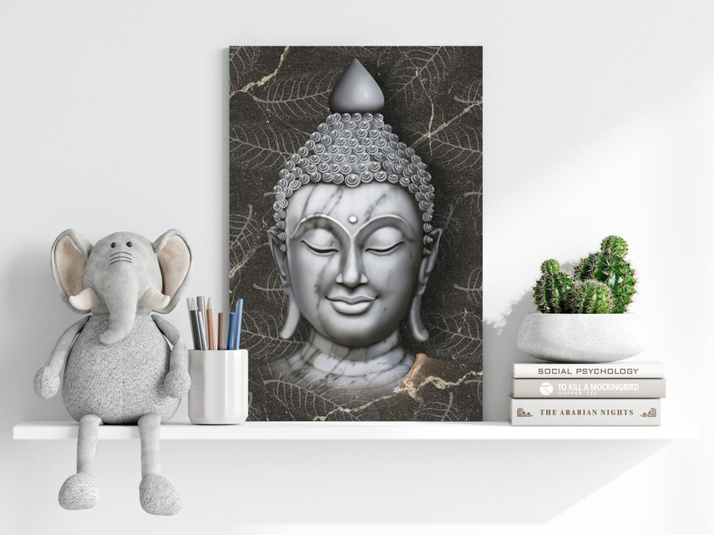 Buddha Aluminum Wall Art