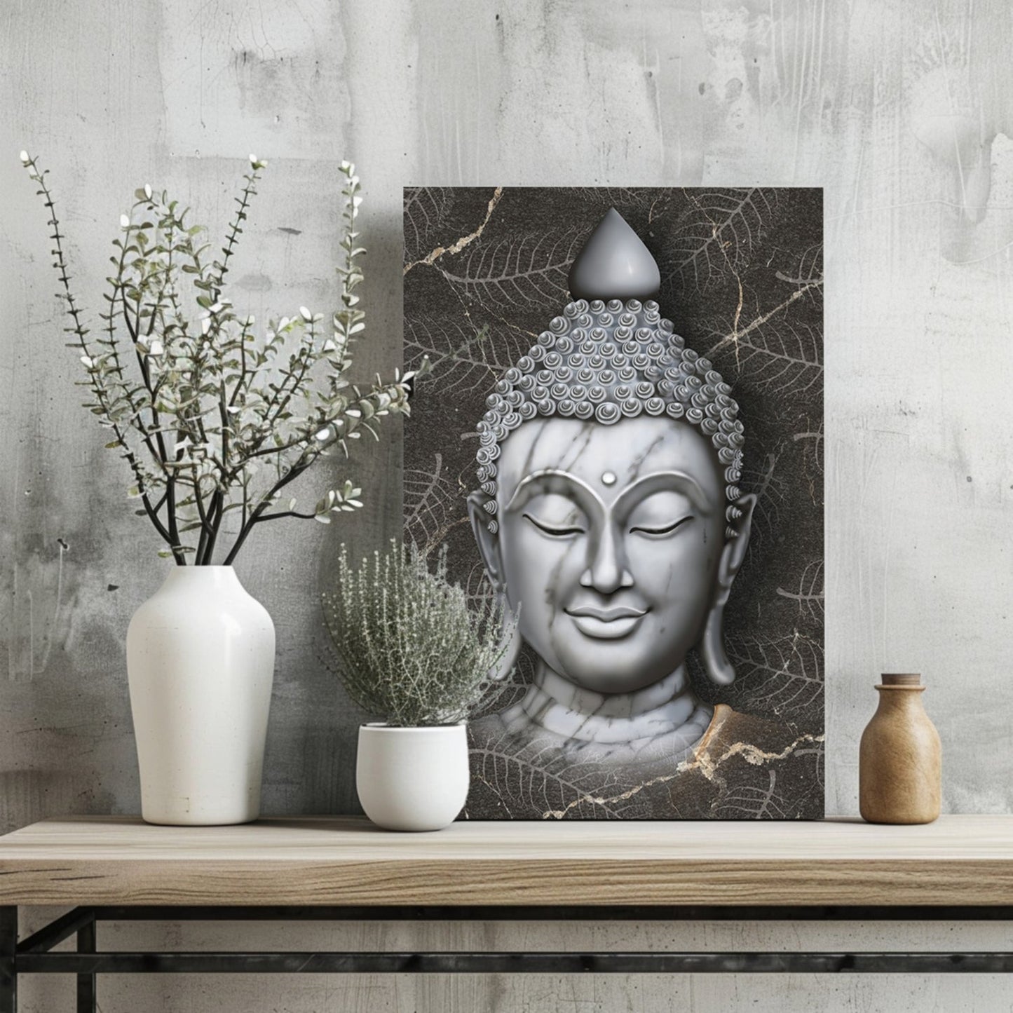 Buddha Aluminum Wall Art