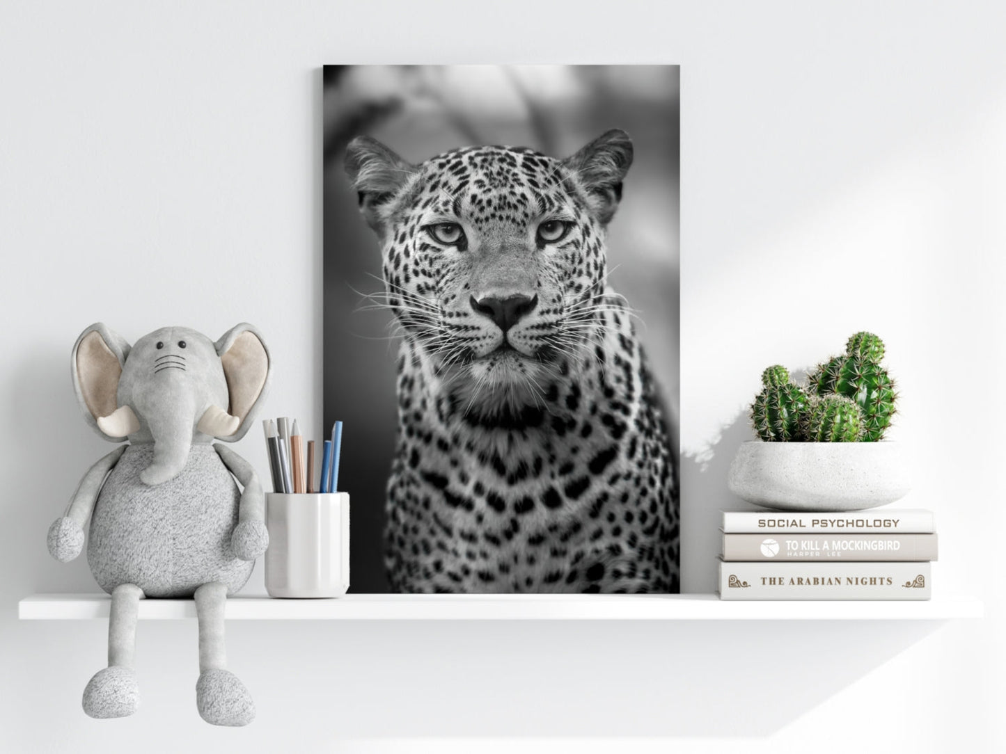 Leopard Aluminum Wall Art