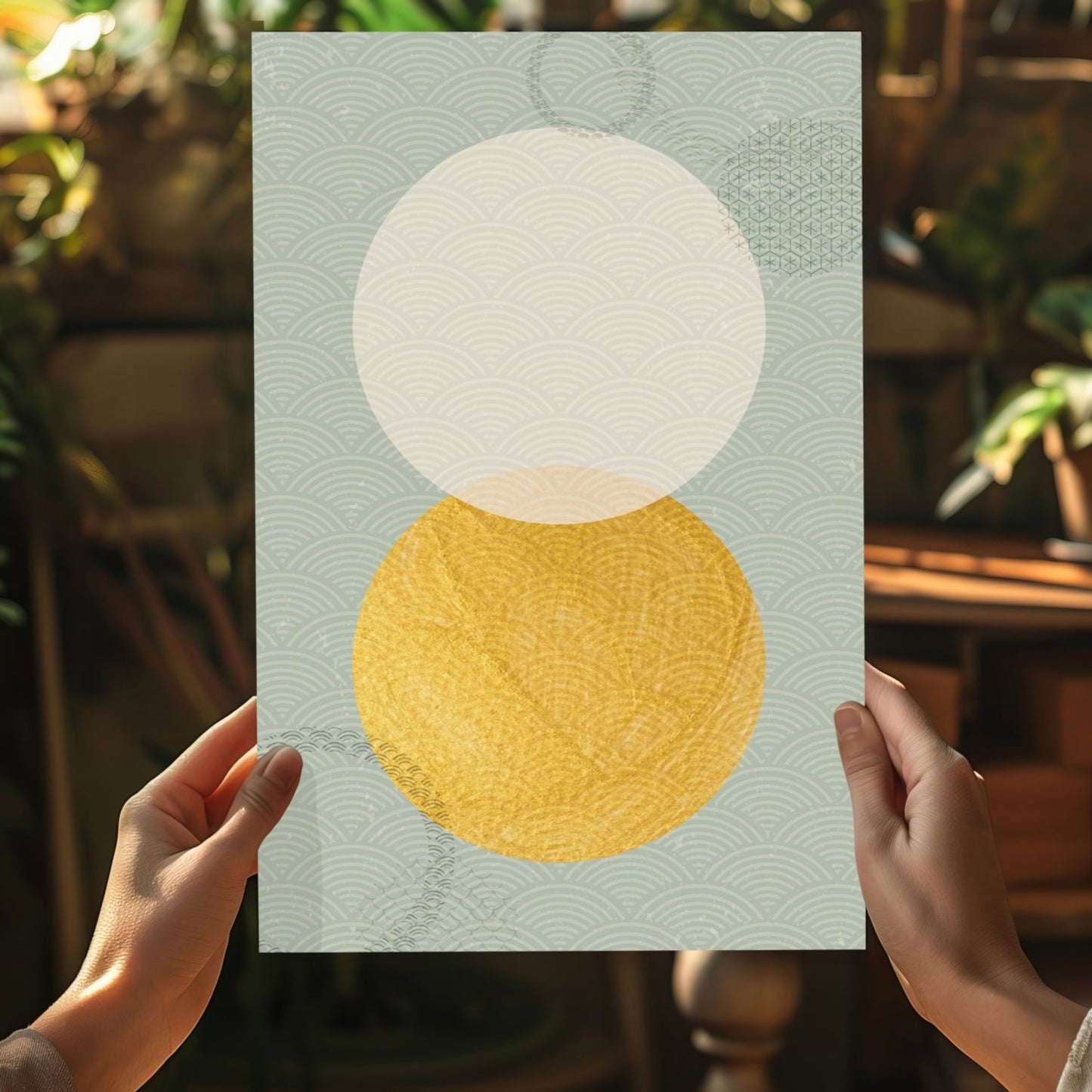 Abstract Dots V1 Metal Wall Art