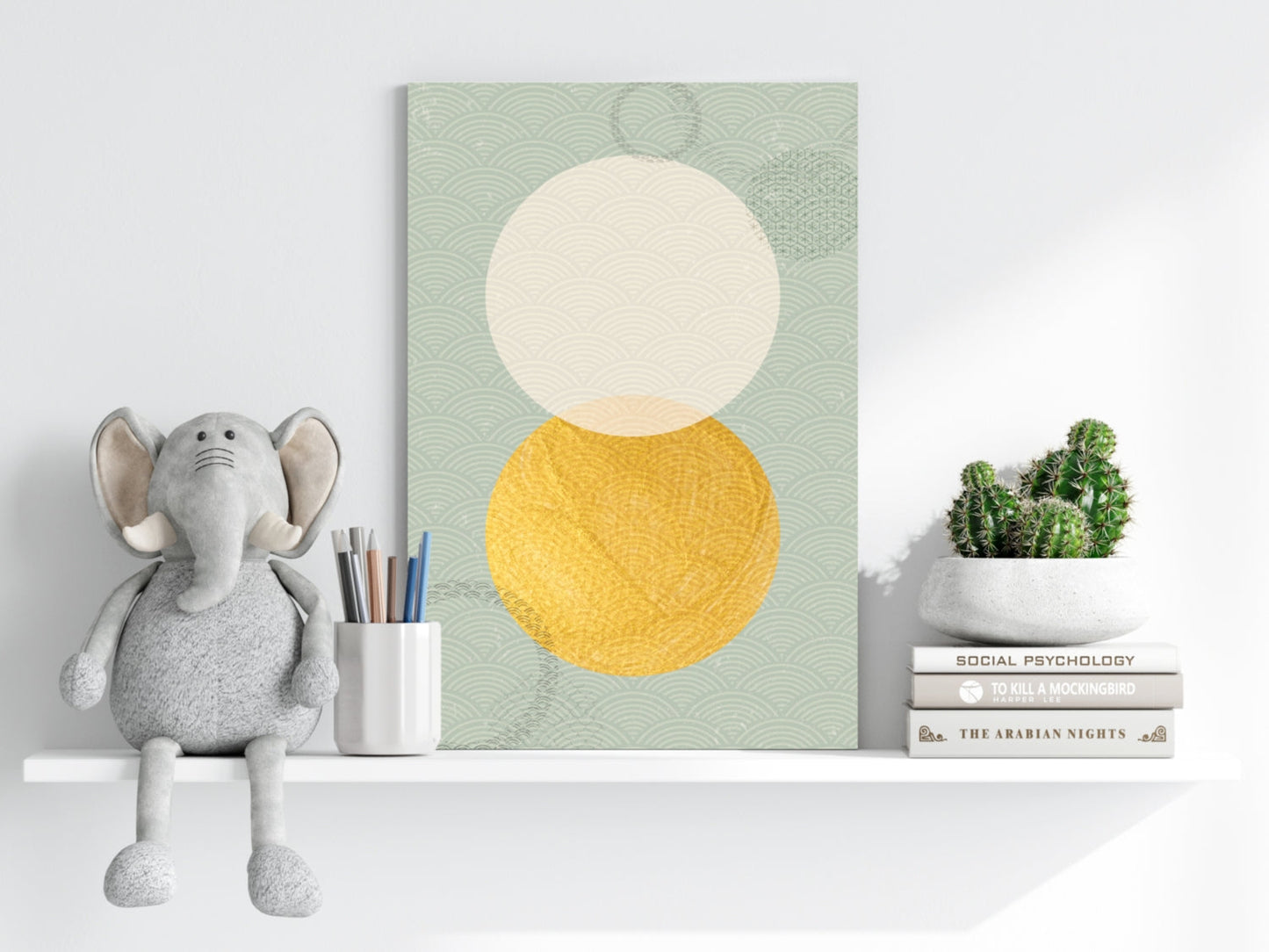 Abstract Dots V1 Metal Wall Art